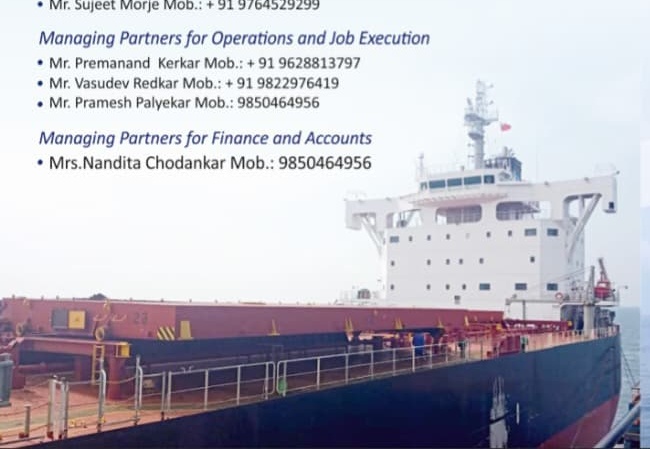Cargo vessel at port